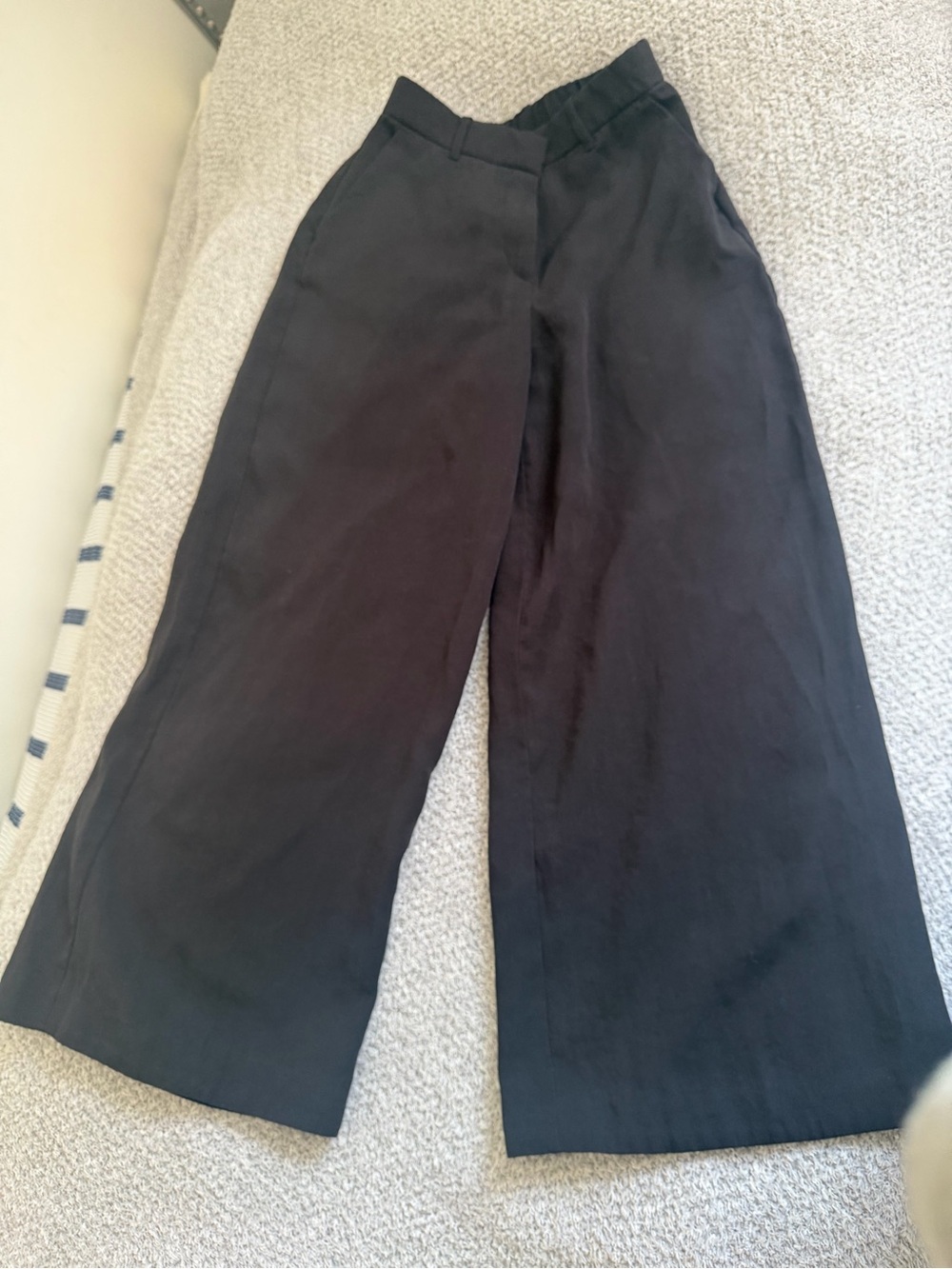 H&M Black Blouse with Interior Size Tag